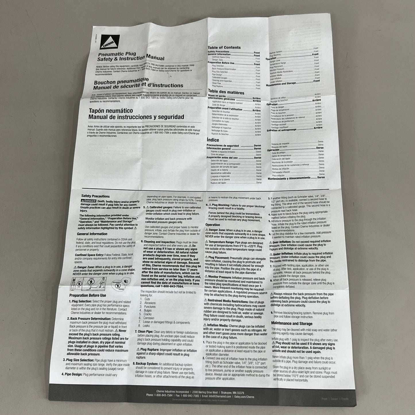 OATEY Cherne Bulk Test-Ball Plugs With Individual Display Bags 3" Black 240038