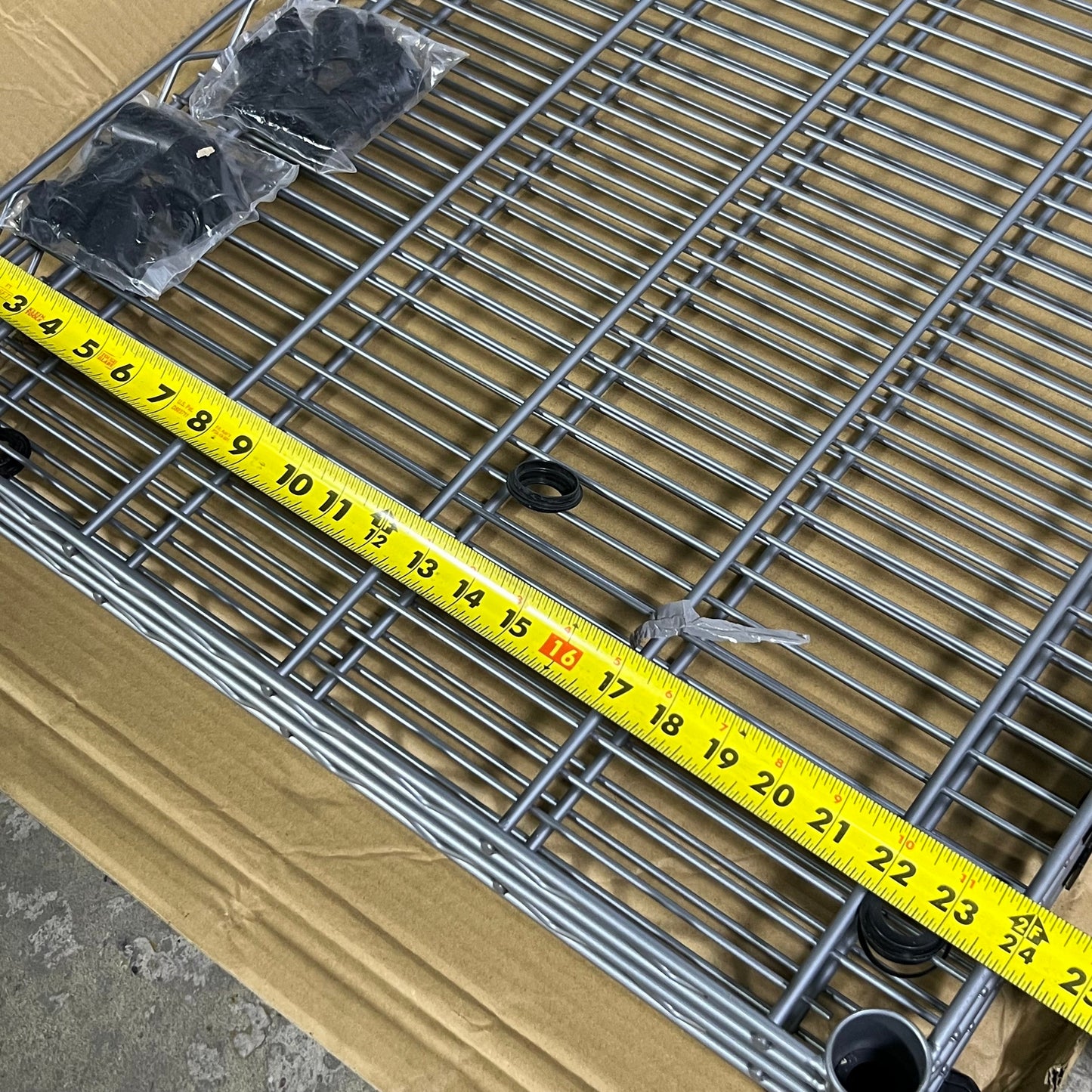 ZA@ QUANTUM STORAGE SYSTEMS (2 Pcs) Wire Shelf Grayepoxy 2430GY Sz 24"x 30" (New Other)