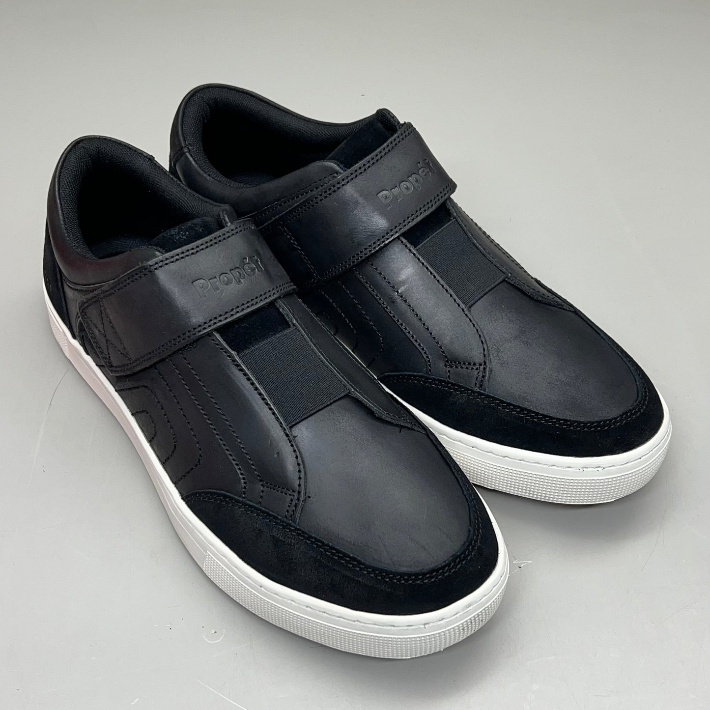 PROPET Kade Strap Sneaker Adjustable Diabetic Men's Sz 9 XX(5E) Black MCA043L