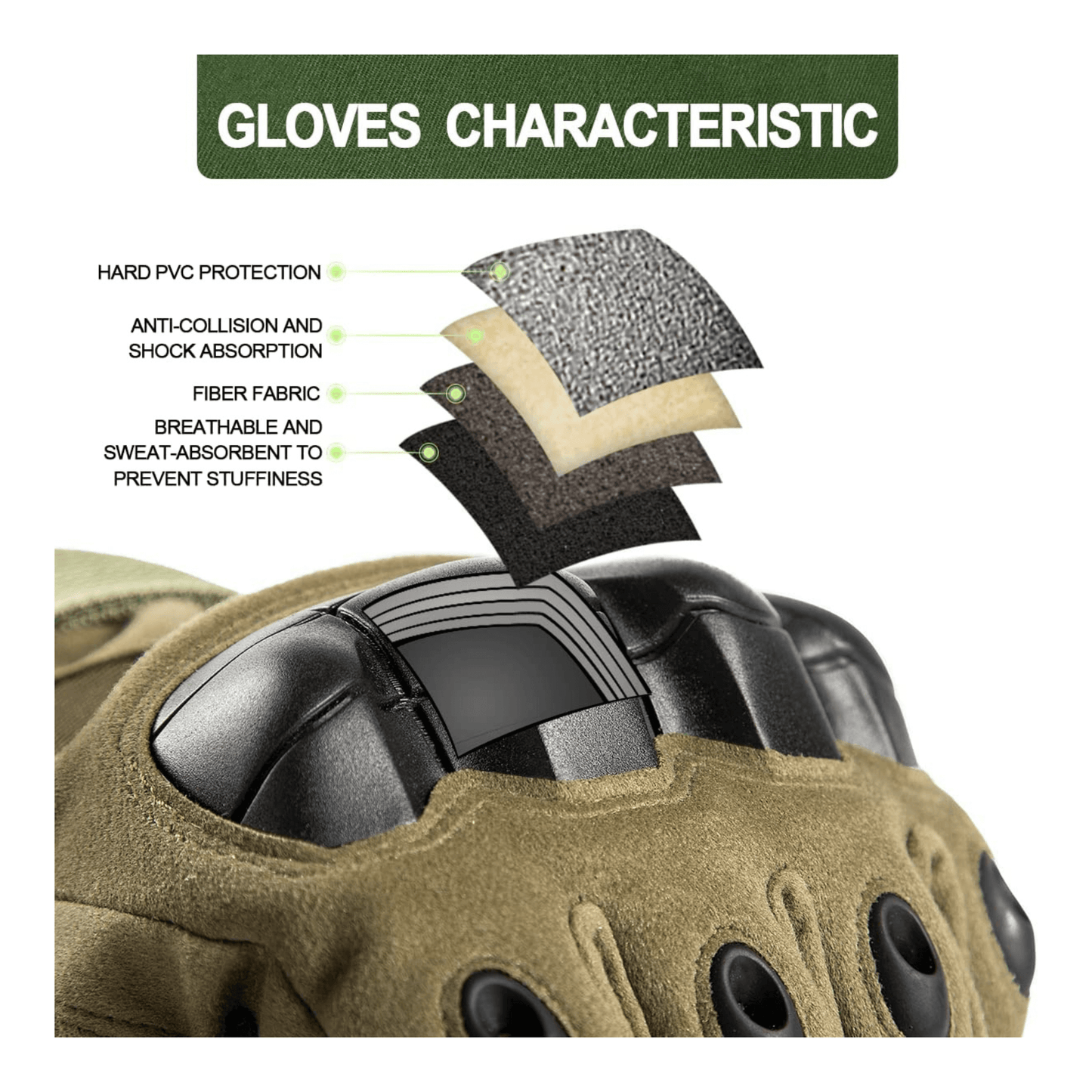 JupiterGear Tactical Military Airsoft Gloves for Outdoor Sports, Paintball, and Motorcycling with Touchscreen Fingertip Capability
