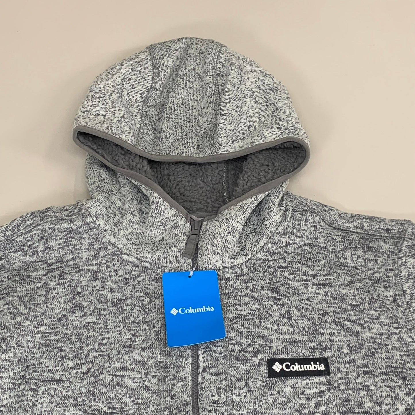 COLUMBIA Sweater Weather Fleece Full Zip Jacket Men's Sz XL Heather Grey