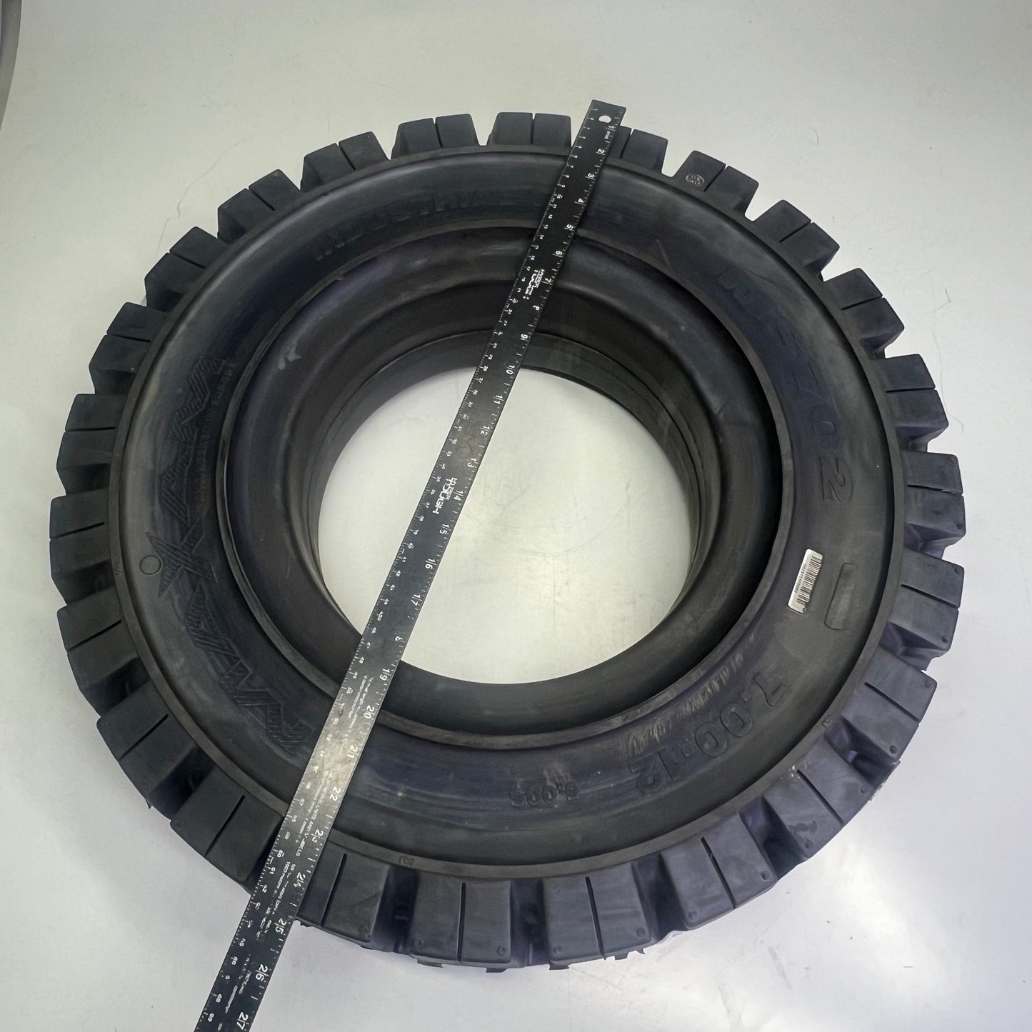 MAXAM Premium Traction Multi Layer Industrial Tire  Black 7.00-12 MS702 5.00S
