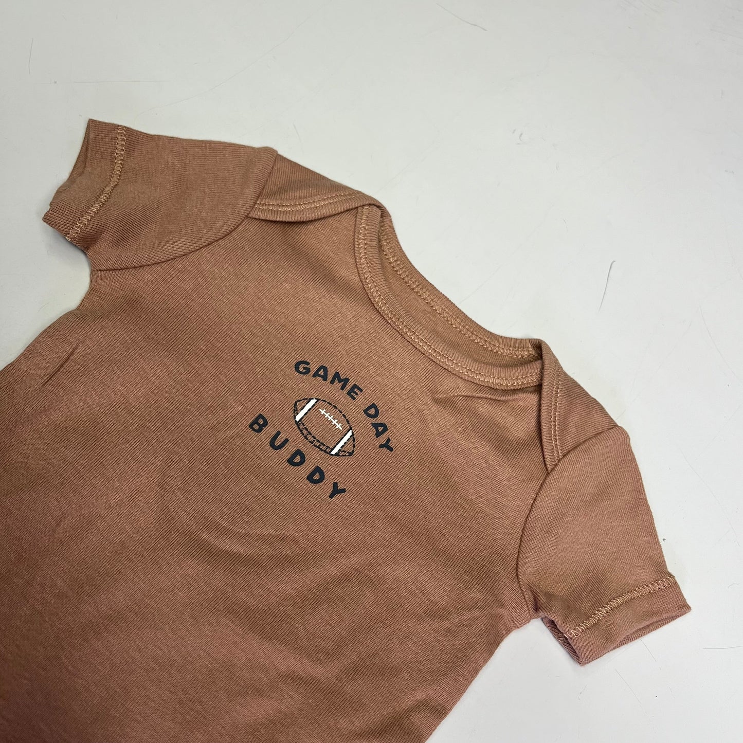 CARTERS (SET OF 3) Game Day Outfits  Baby Boy's Sz 9M Brown/White/Navy 1S99120