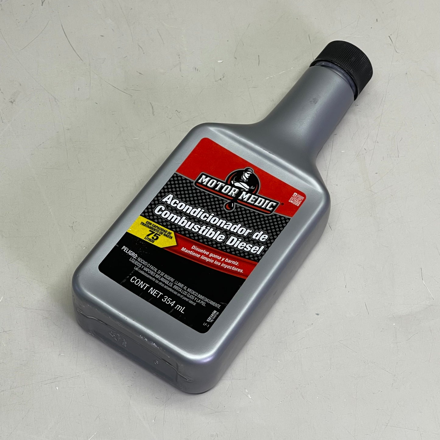 MOTOR MEDIC (12 PACK) Diesel Fuel Conditioner Gunk 12 oz (Treats 20 gal) Grey M2412