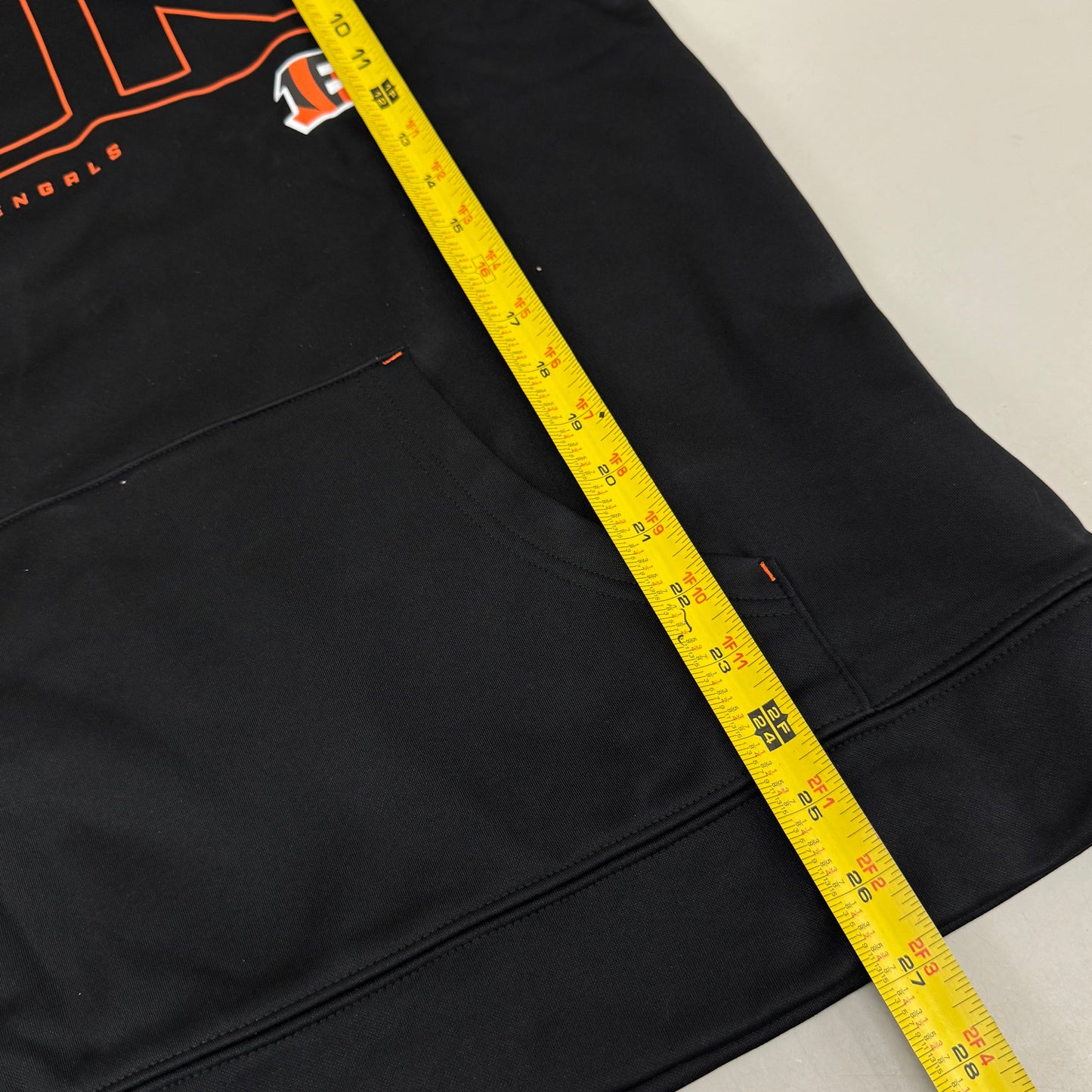 NFL Cincinnati  Bengals Hoodie AFC North Sweatshirt Pullover SZ M Black 1802967