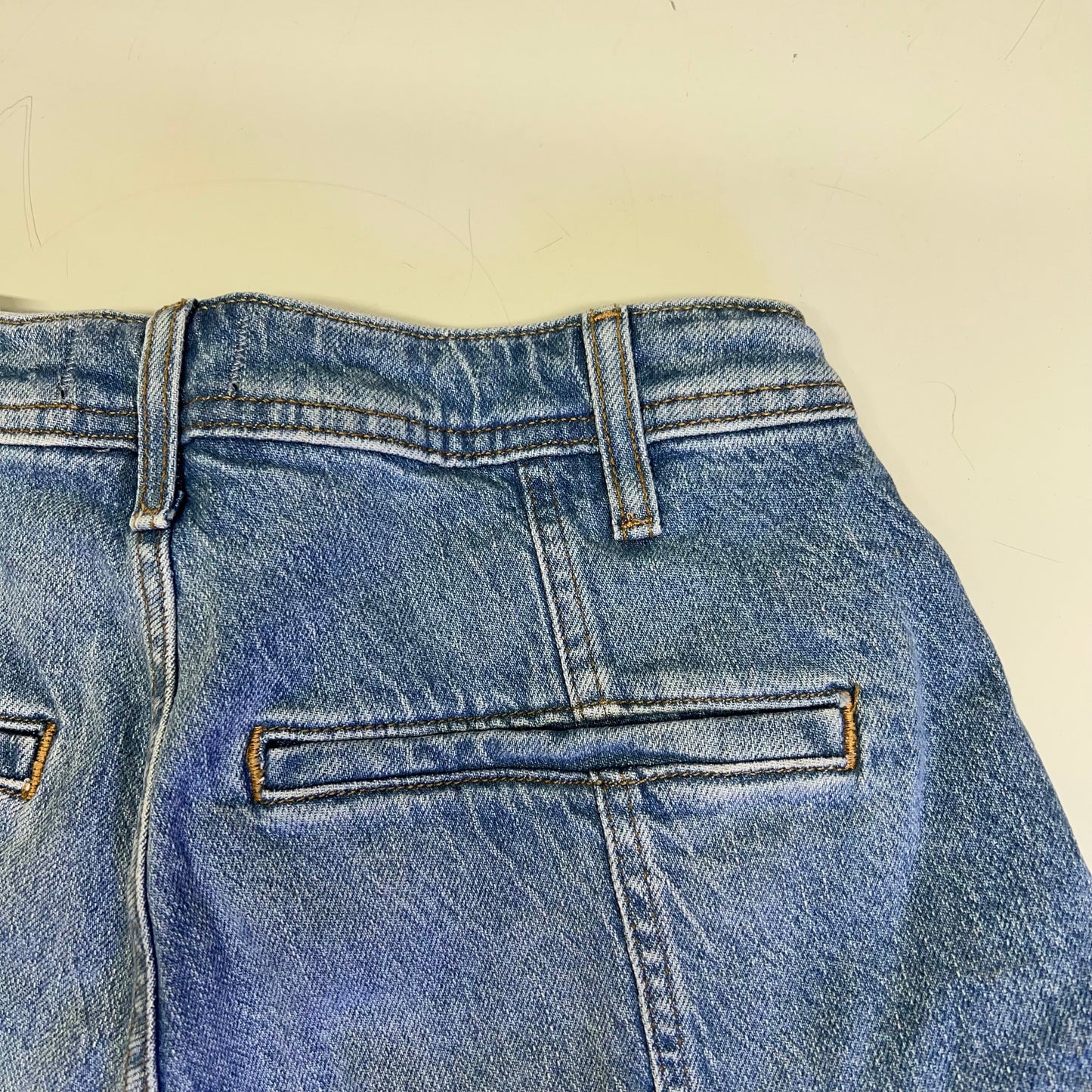FREE PEOPLE CRVY Mona High-Rise Shorts  Women's Sz 28 Power Trip Blue 931600