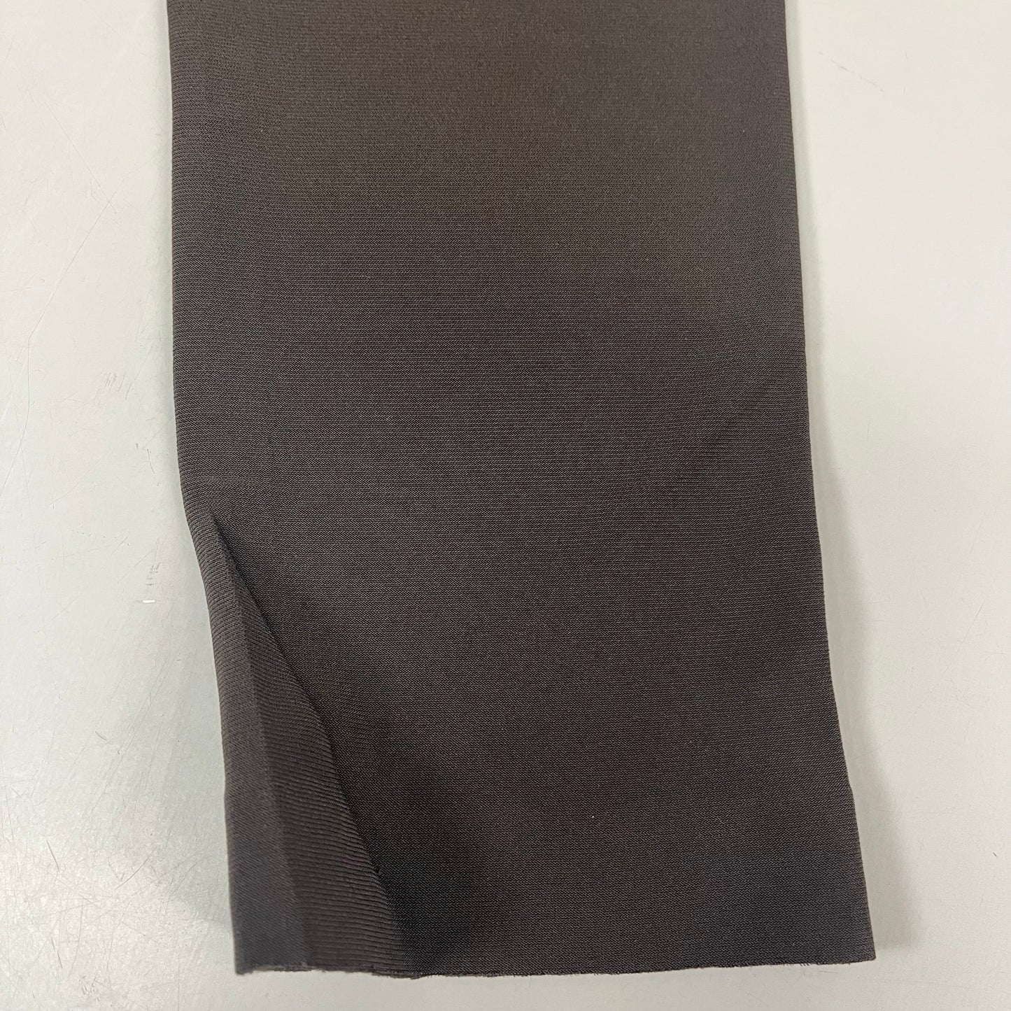 NORMA KAMALI Turtle Neck Ruched Side Drape Gown Unlined Women's S/36 Chocolate