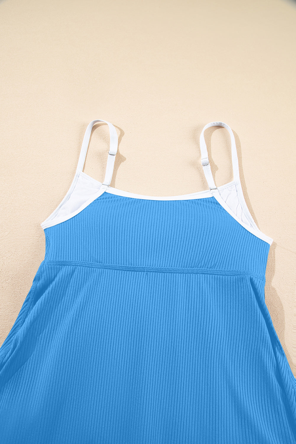 Eileen Ribbed Lined Swim Dress