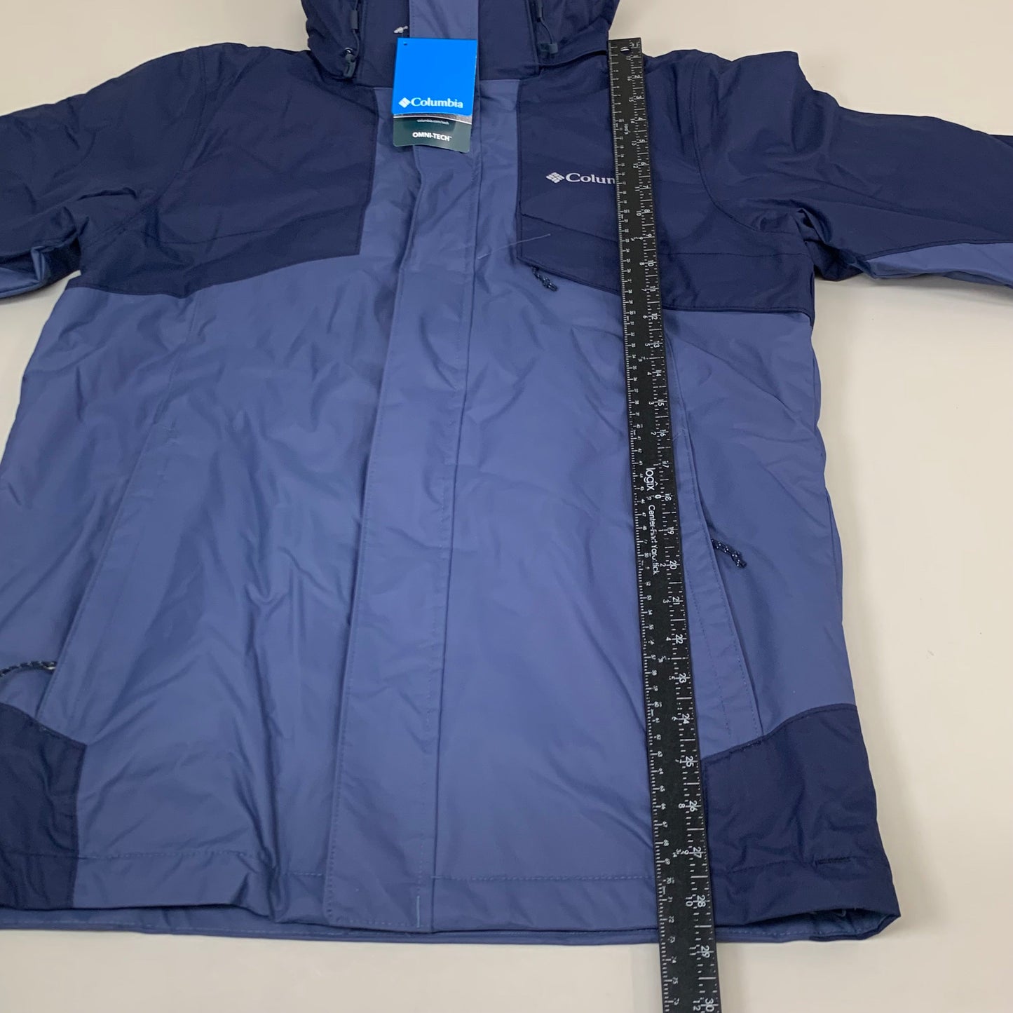 COLUMBIA Bugaboo II Fleece Interchange Jacket Men's Sz S Navy Blue 1800661477