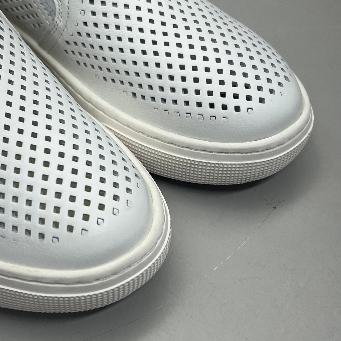 PROPET Kate Side Zip Leather Breathing Open Cell Women's Sz 6 White WCX015L