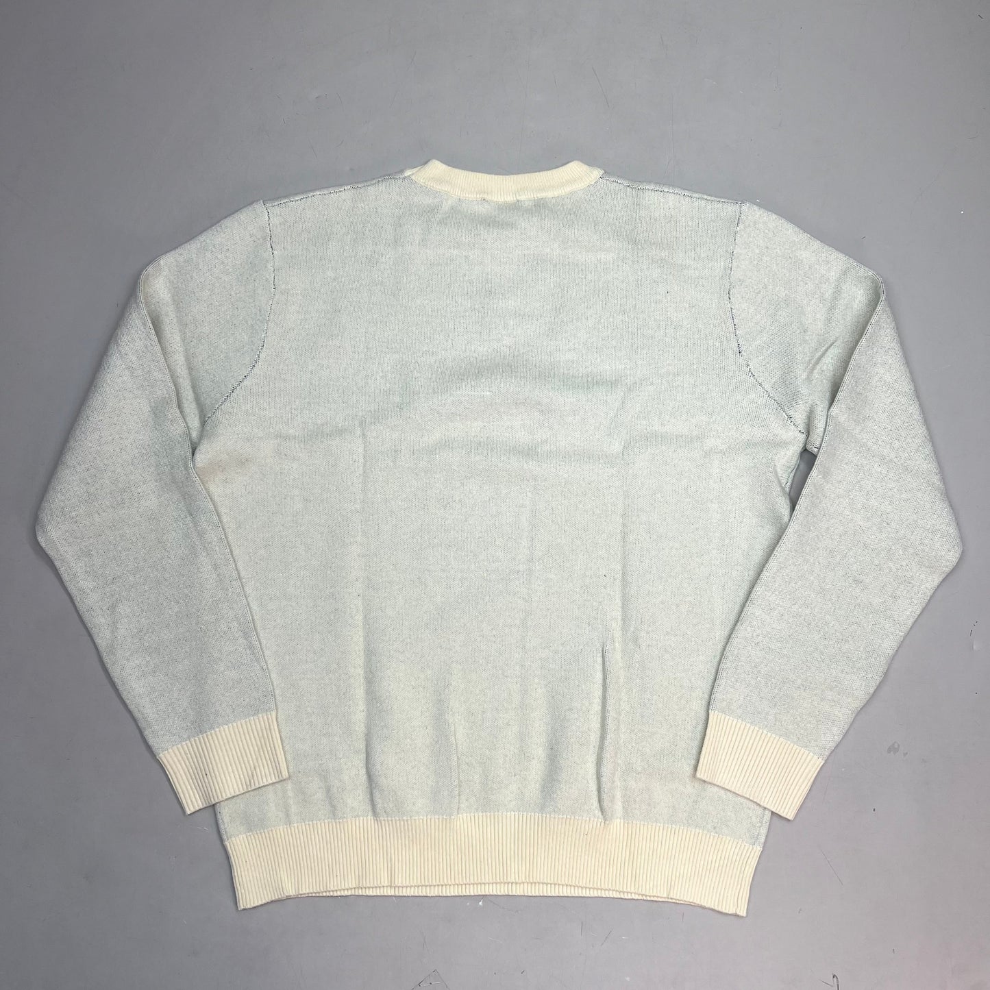 CPG CODEGRAPHY WORLDWIDE Sweater Women's Sz M Green/Crème WCPG-SWTR-NTRL-2022-3