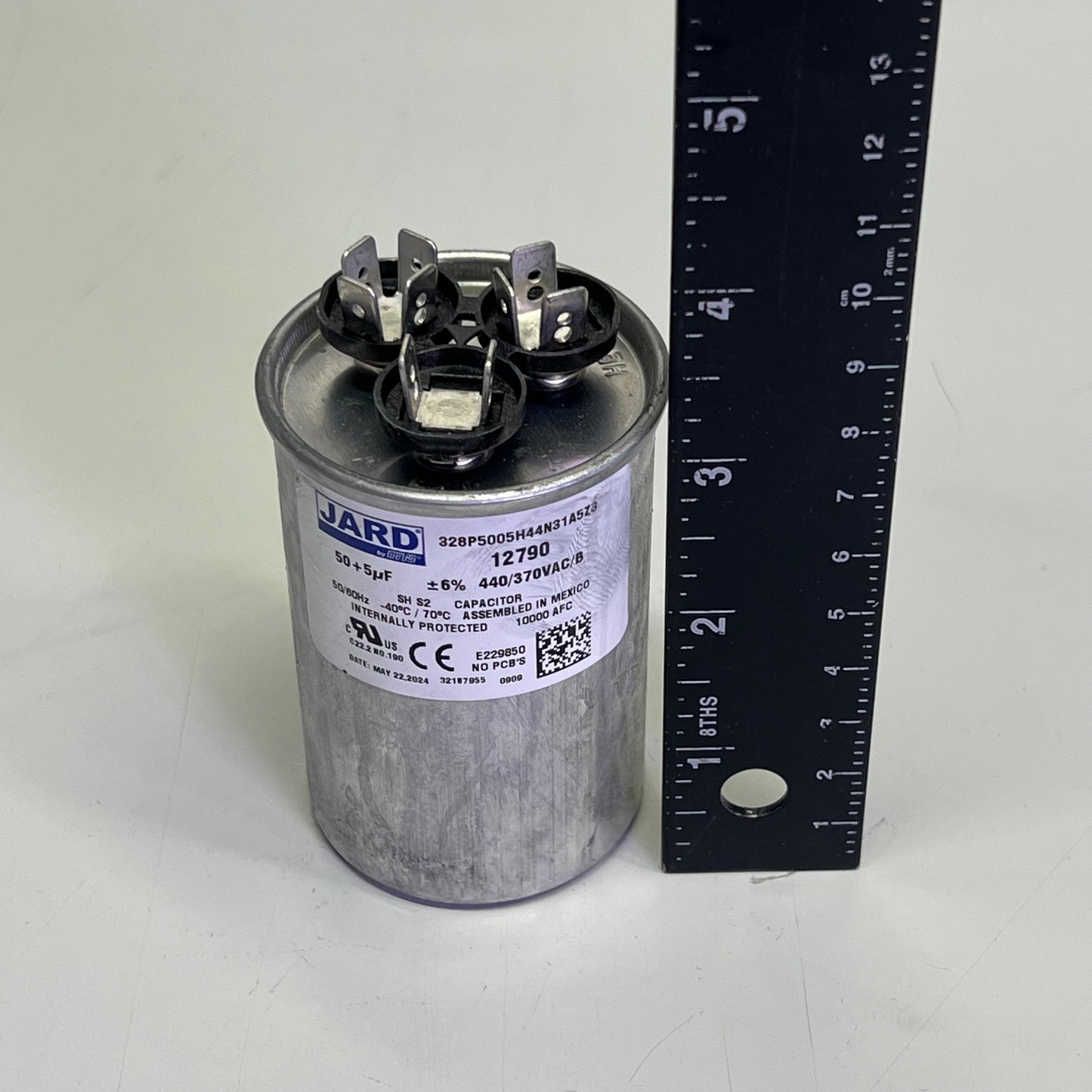 ZA@ MARS (2 PACK) Motor Run Capacitor 440/370 VAC Silver 12790