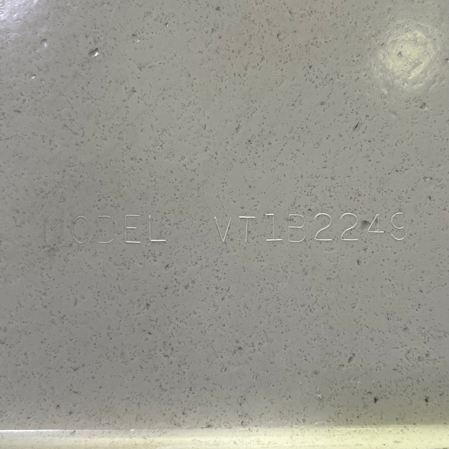SWANSTONE Vanity Top Bir 21.5"W x 49"L White VT02249