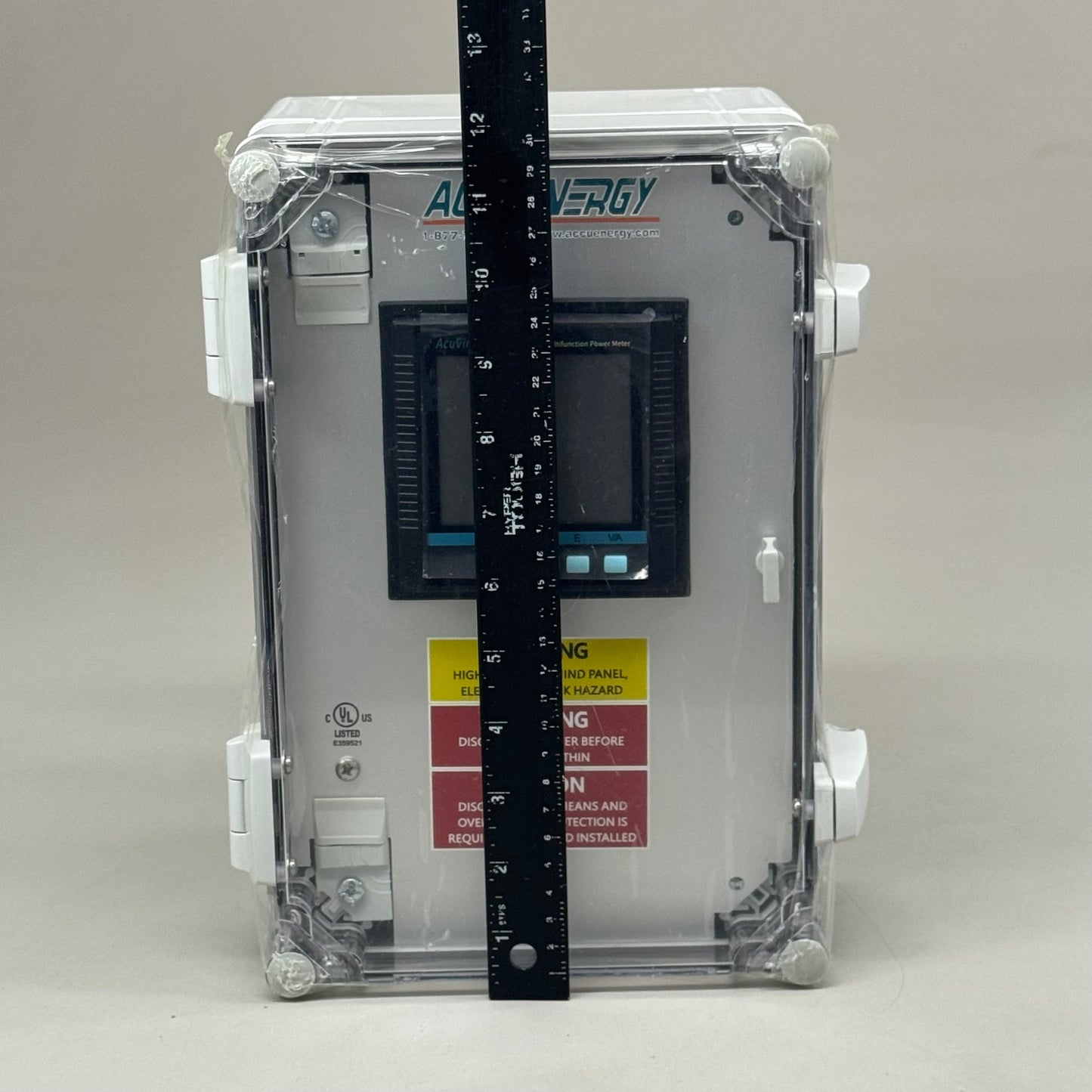 ACCUENERGY AcuPanel Pre-Wired Panel Encl. for the Acuvim II 9104X-P3-WEB-PUSH