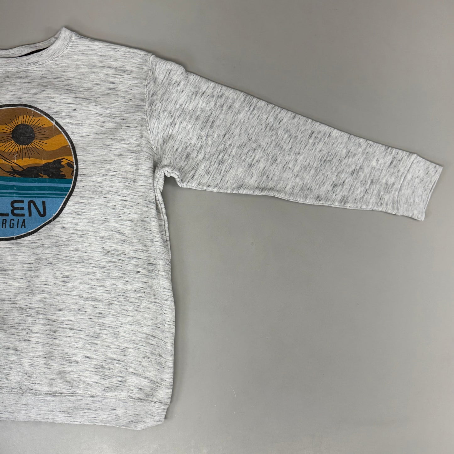 LONEROCK Helen Georgia Crew Sweatshirt Sz 2X-Large Grey/White