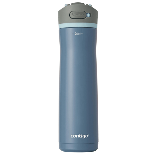 Contigo Wells Chill Stainless Steel 24oz Water Bottle with Autospout Straw Lid and Filter