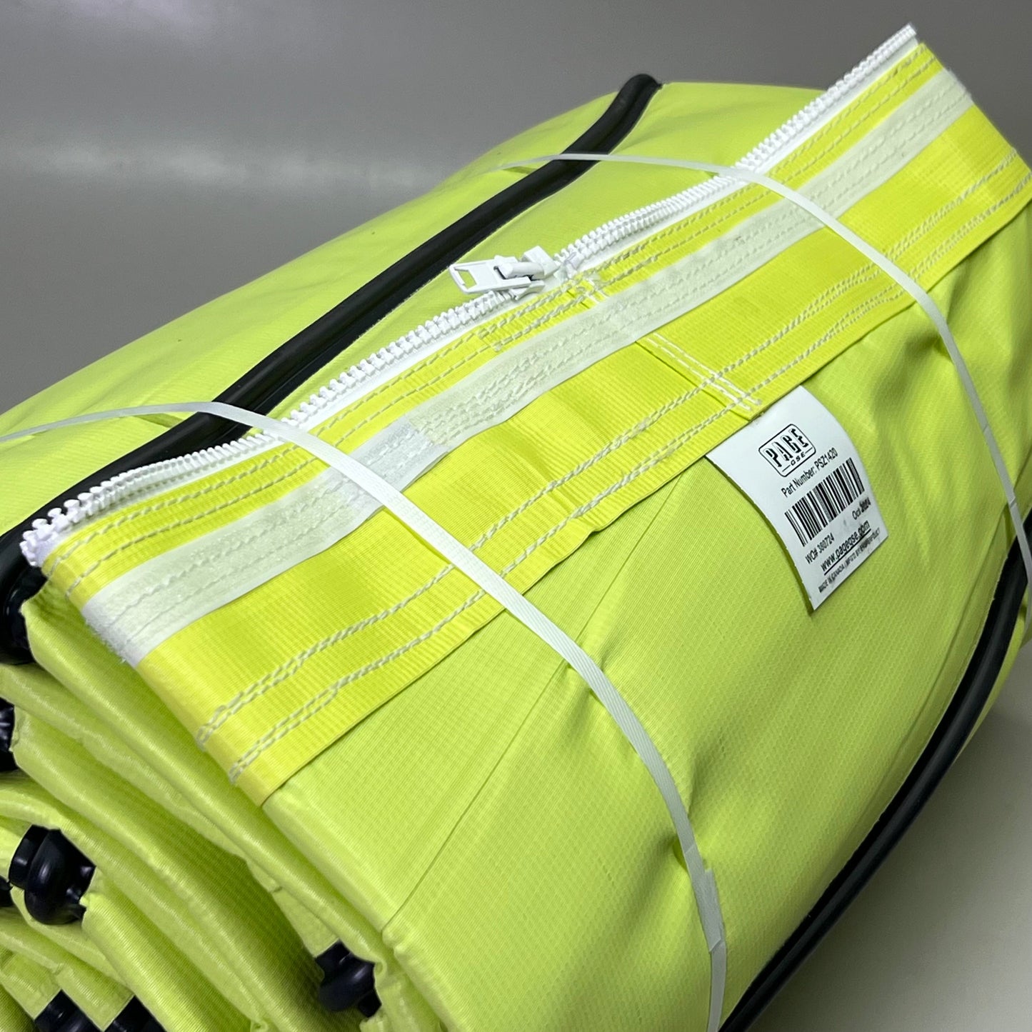 PAGE GSE Lay Flat Duct for Air Movement Sz 23" W, Green& Black PSZ1420