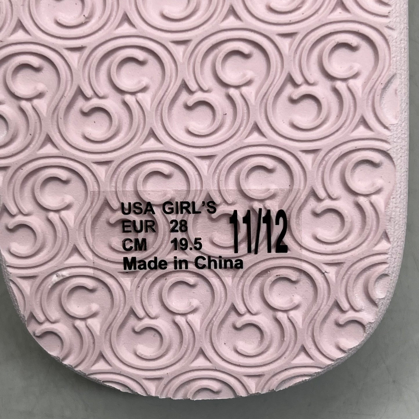 COBIAN Lil' Dana Strap Flower Sandals Kid's Sz 11/12 Pink LDA24-650-11/12