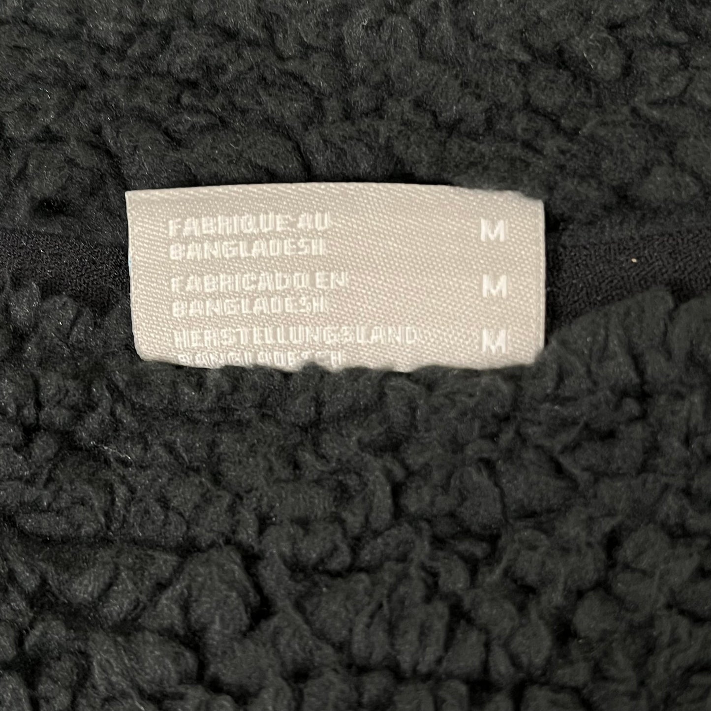 COLUMBIA WinterPass Full Zip Fleece Hip Length Jacket Mens Sz M Black 1909121011