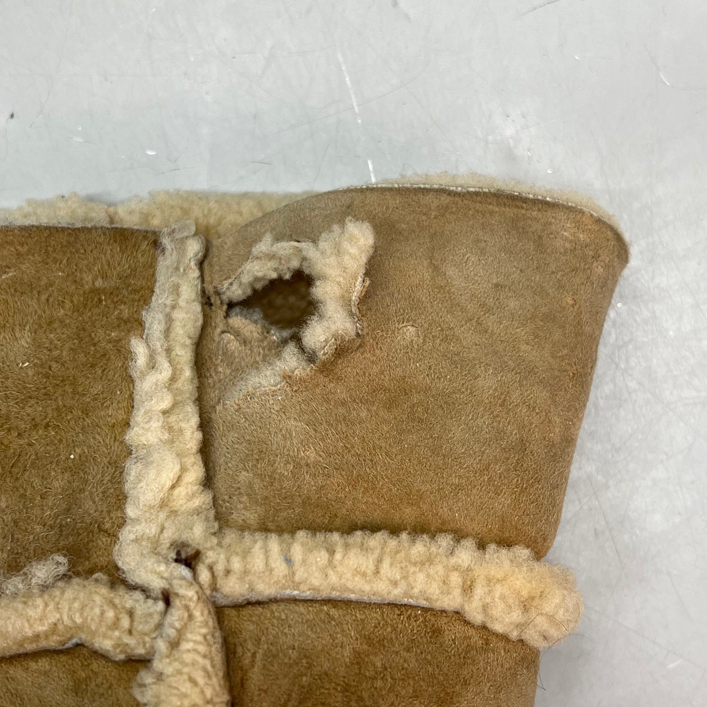 DEXTER USA Suede & Leather Fur Lined Boots  Women's Sz 12 Brown (Pre-Owned)