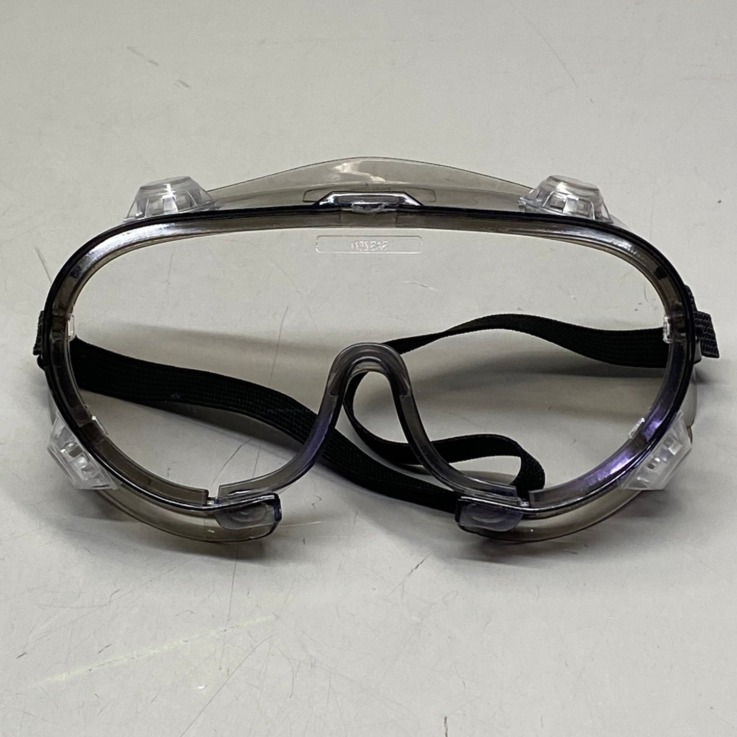 SAS SAFETY CORP (2 PACK) Chemical Splash Safety Goggles Black Frame /Clear Lens 5109