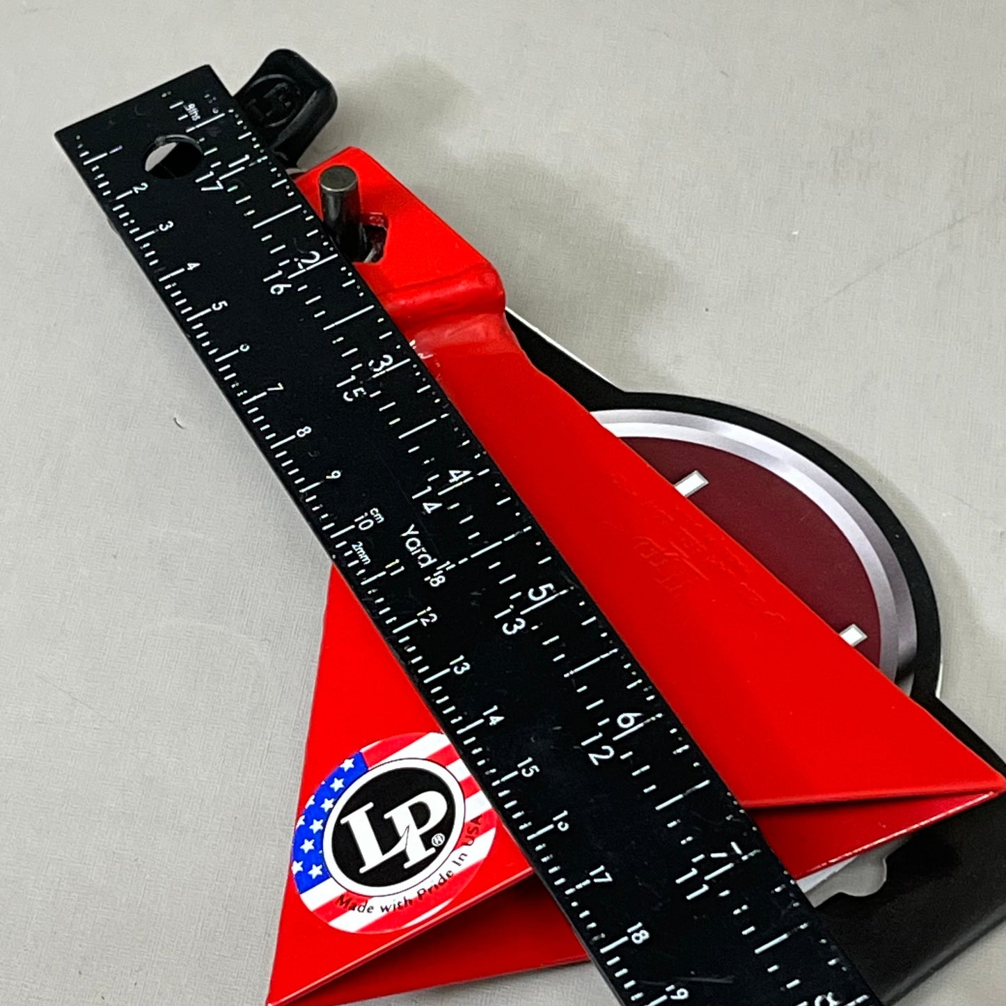 LP Latin Percussion Jam Bell Produces Bright High Pitched Sound Red LP-1233