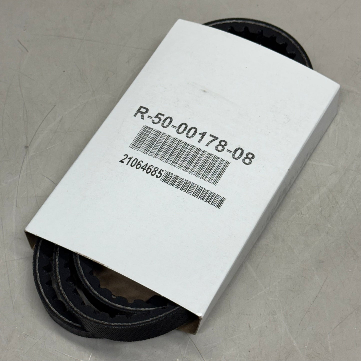 (2 PACK) Cogged V-Belt Sz 7.5" L x 5" W, Black R-50-00178-08
