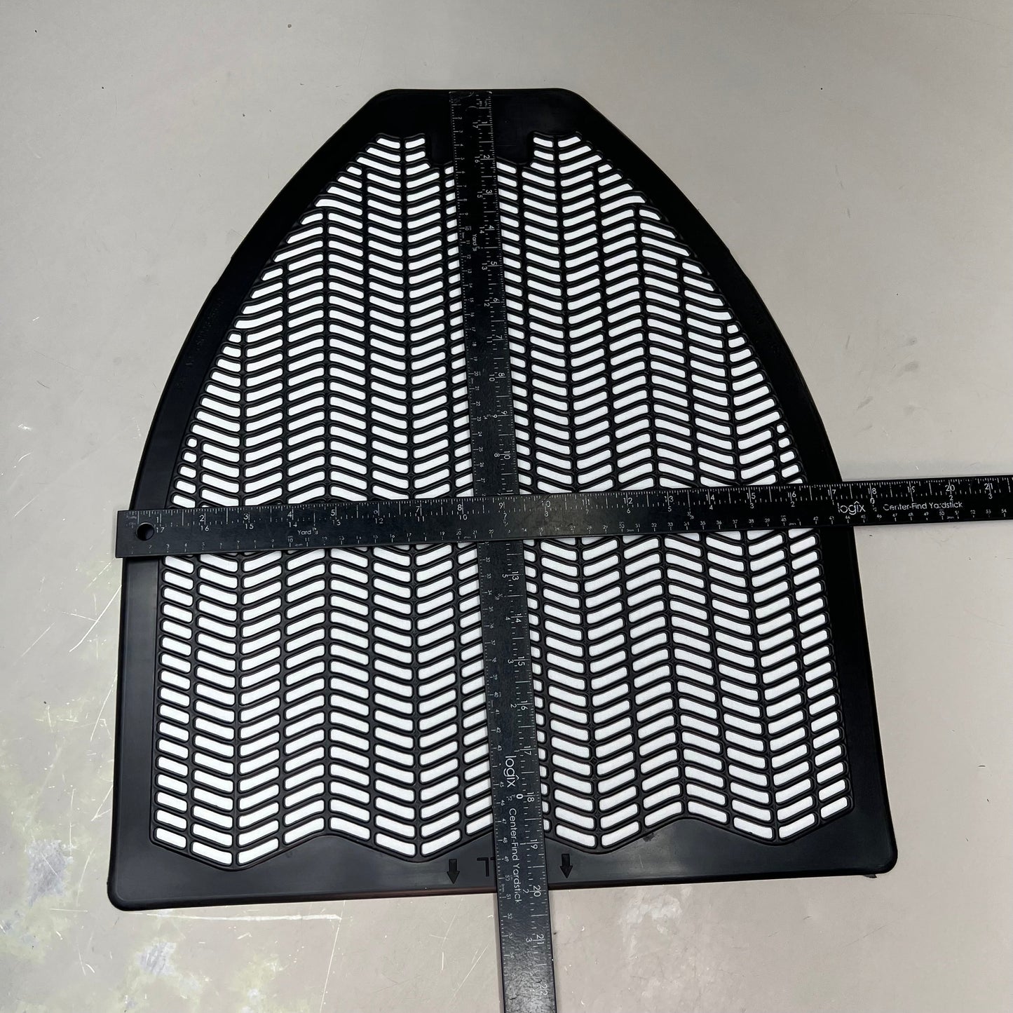 IMPACT (6 PACK) Urinal Mat Fresh Scent 17.5” W x 20.5” H Black 1525-5