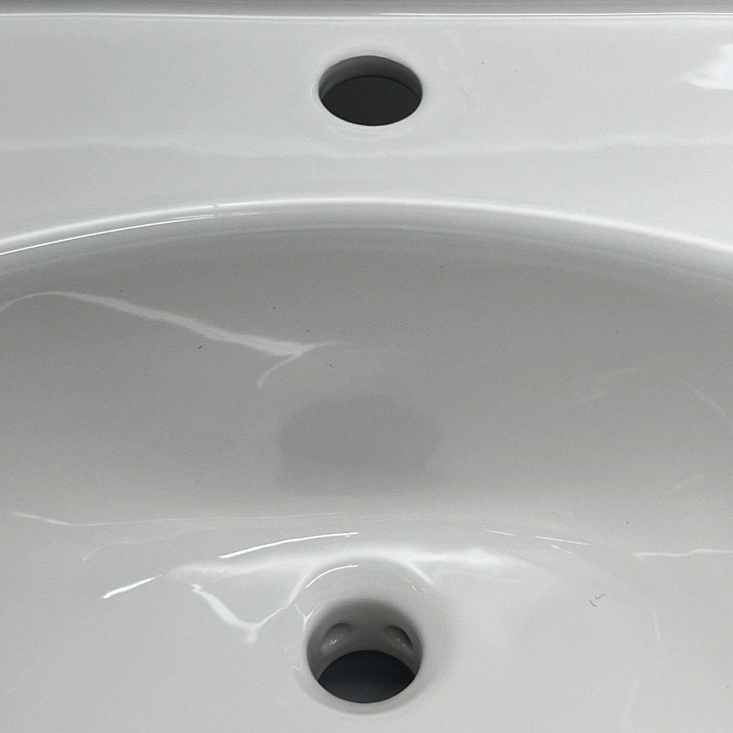 SLOAN Vitreous China Wall-Mounted Backsplash Lavatory Sink White SS3103