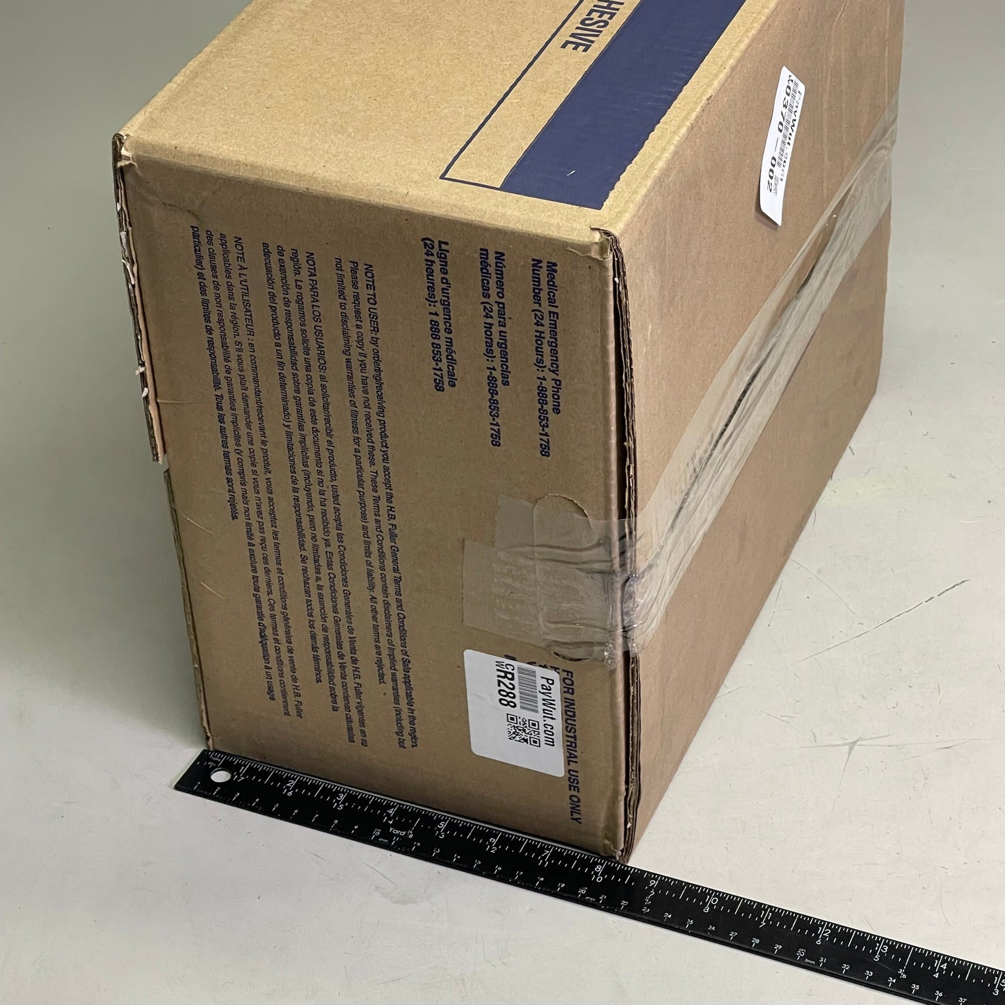 H.B. FULLER Zeropack Hot Melt Adhesive 31 lbs Translucent FOSTER 83-13HM ZP