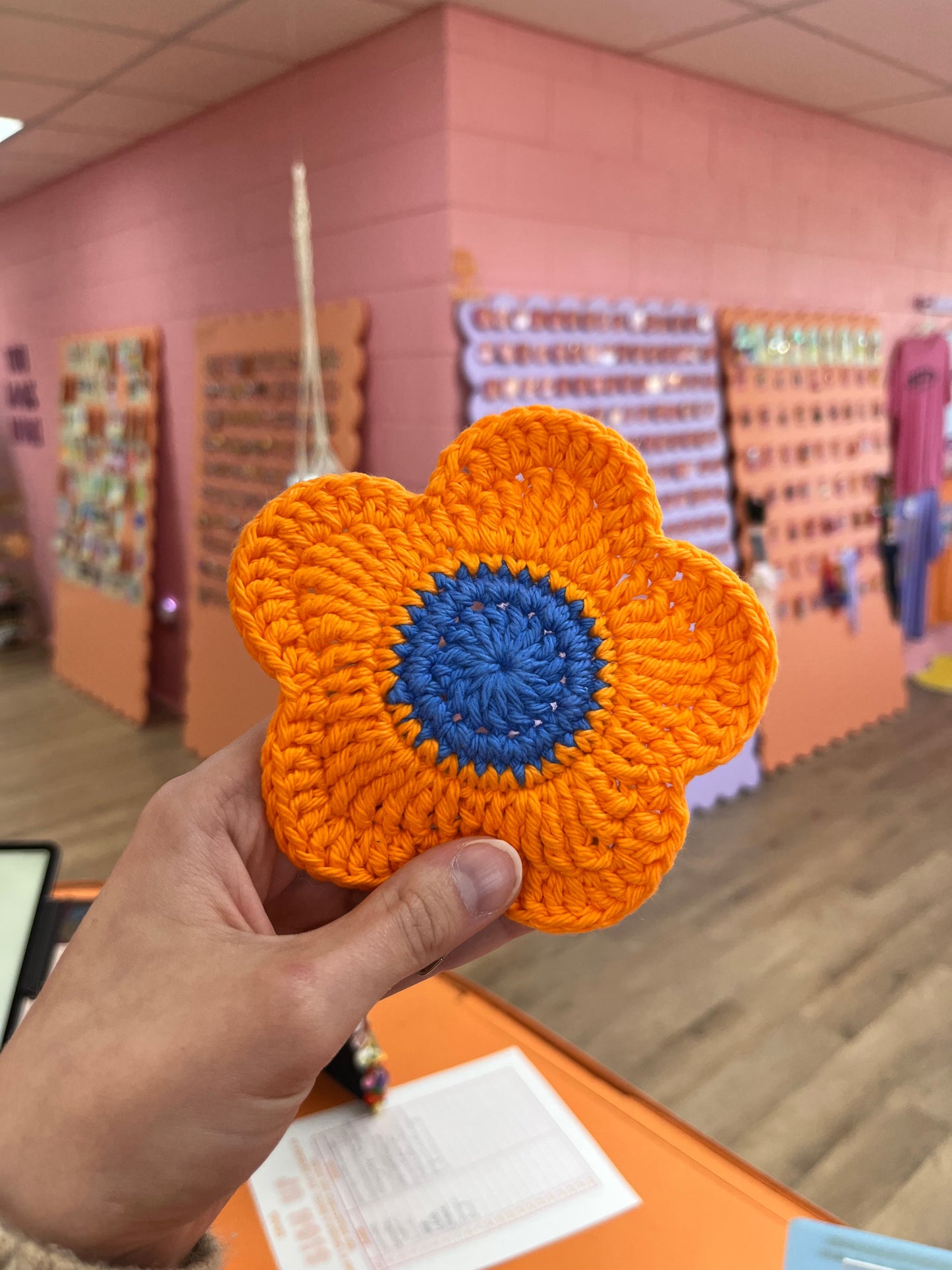 Crochet Daisy Coasters