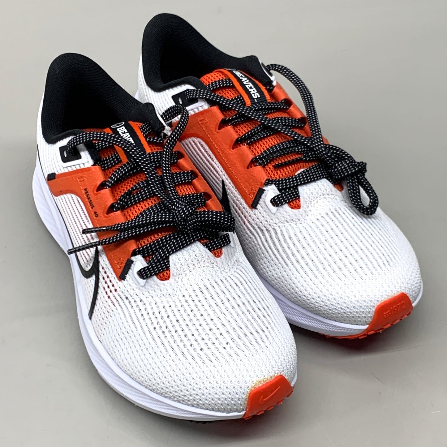 NIKE Zoom Pegasus 40 Oregon St Shoes White Team Orange & Black 8.5 W 7 M DZ5954-100