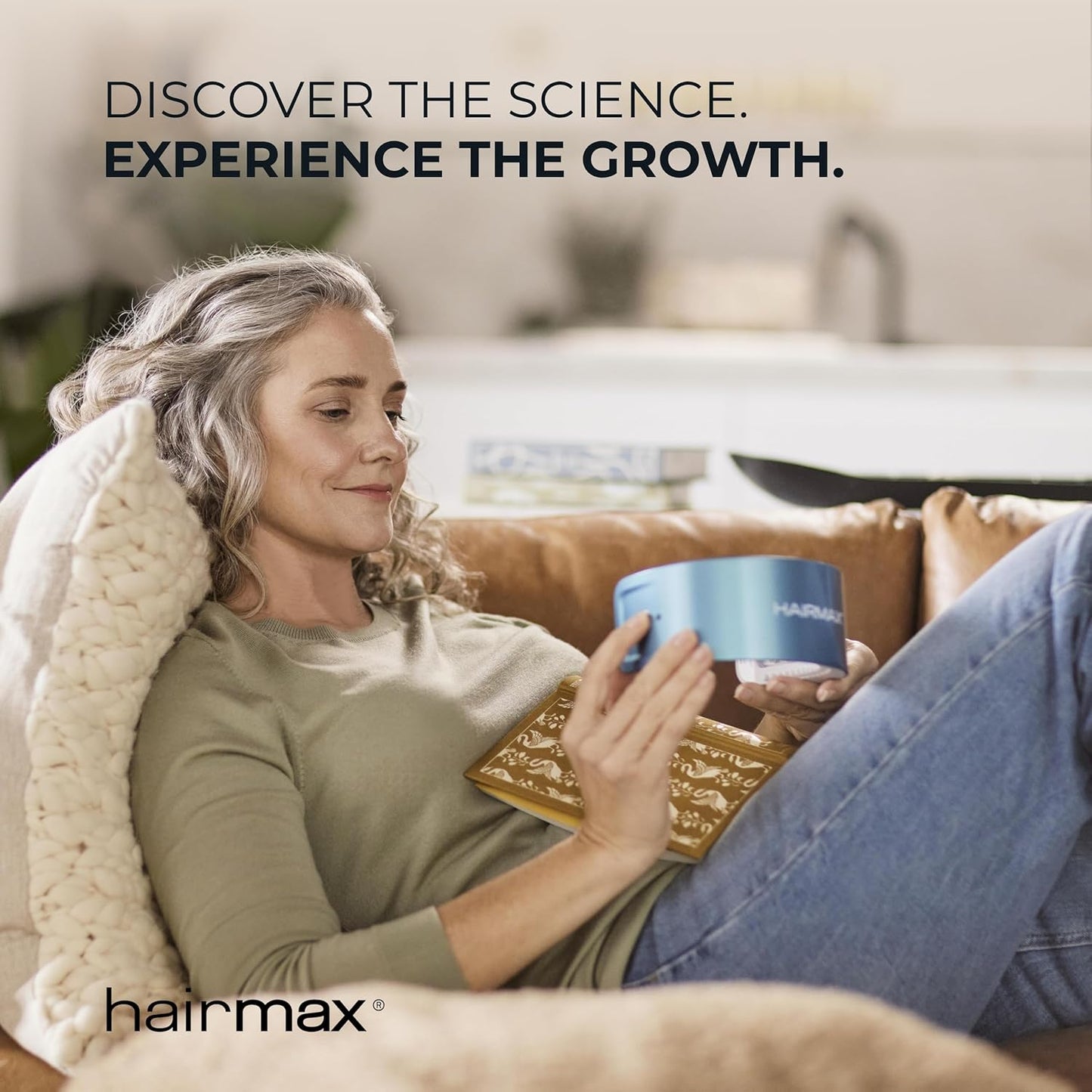 HairMax ULTIMA 12 LaserComb - Stimulates Hair Growth, Reverses Thinning, Regrows Fuller More Vibrant Hair