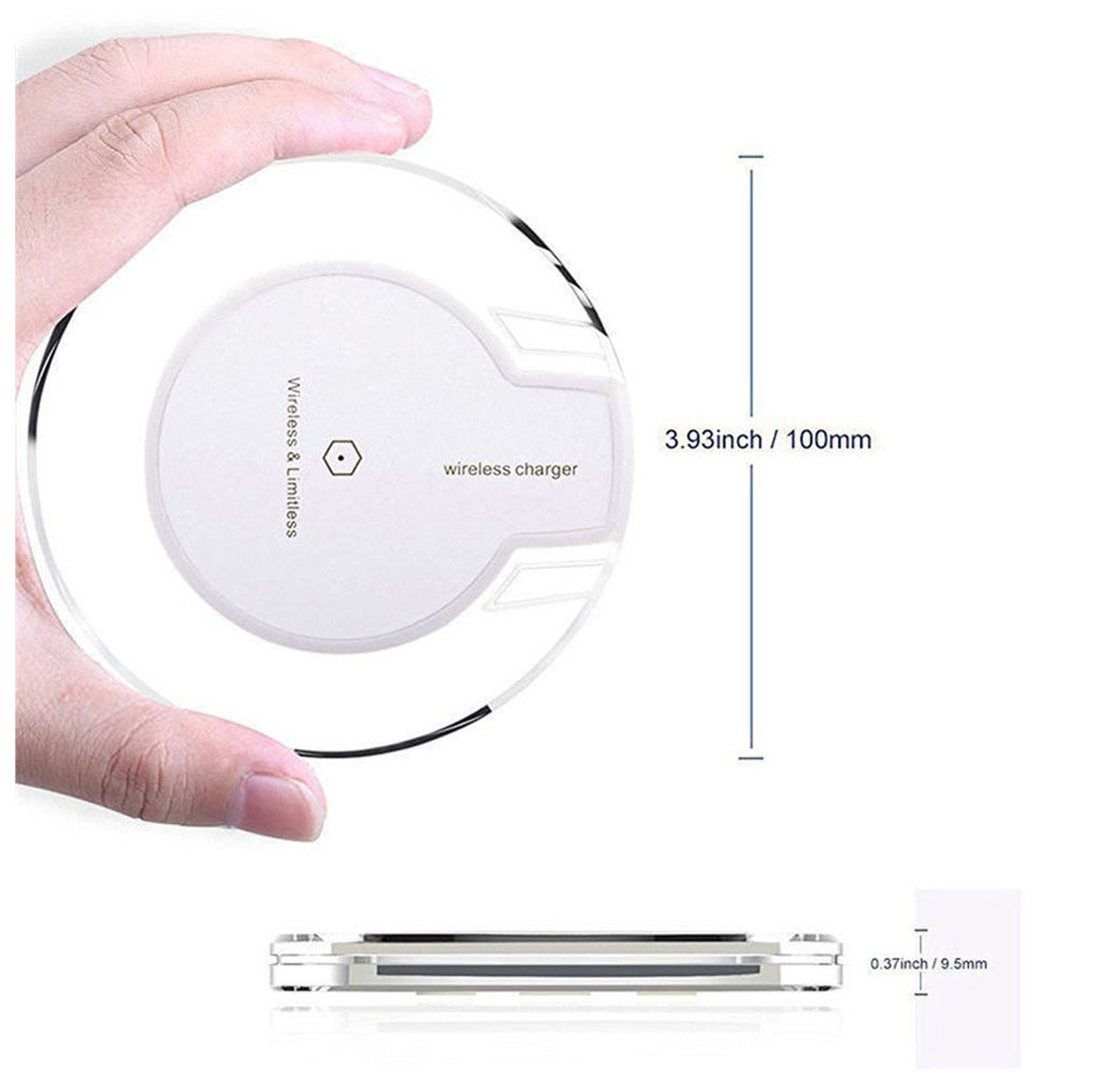 2-Pack Wireless Qi-Charging Pad