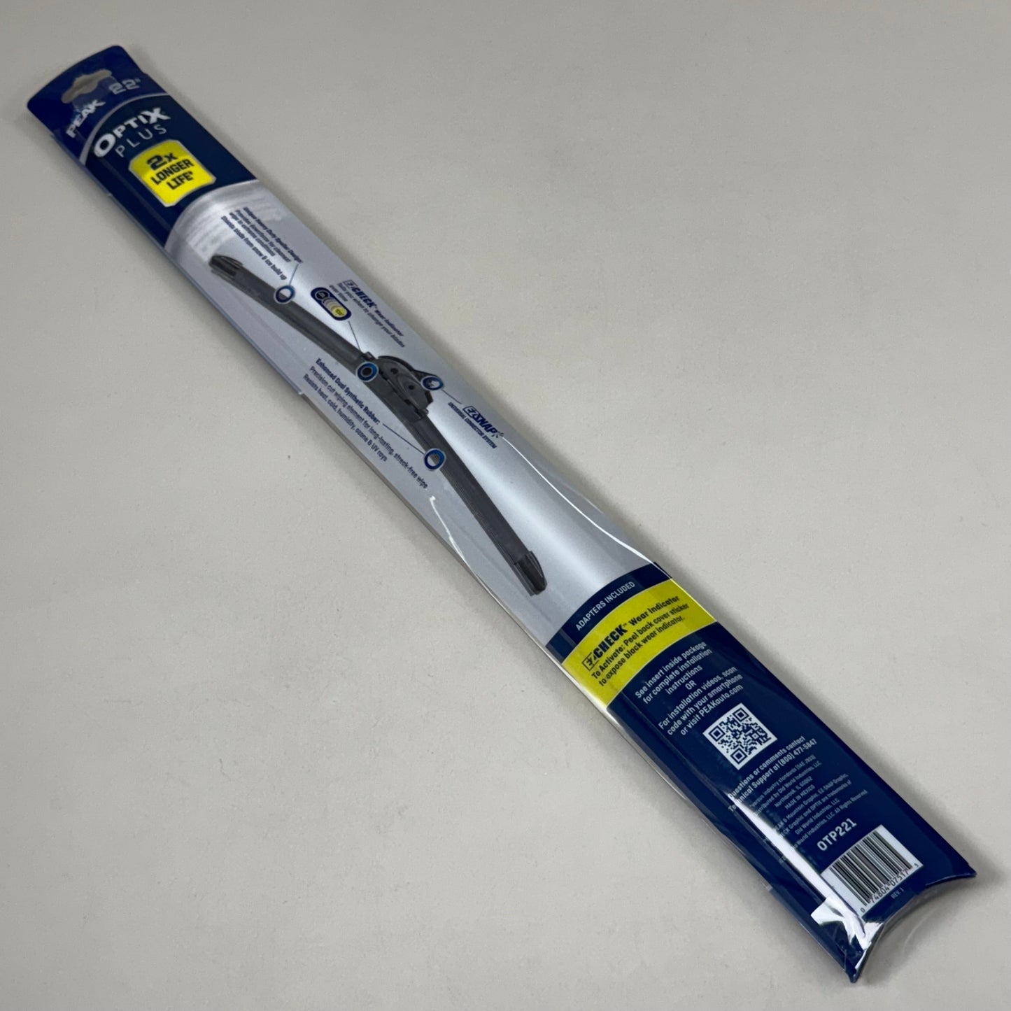PEAK Optix Plus Beam Windshield Wiper Blades 22" OTP221 2x Longer Life