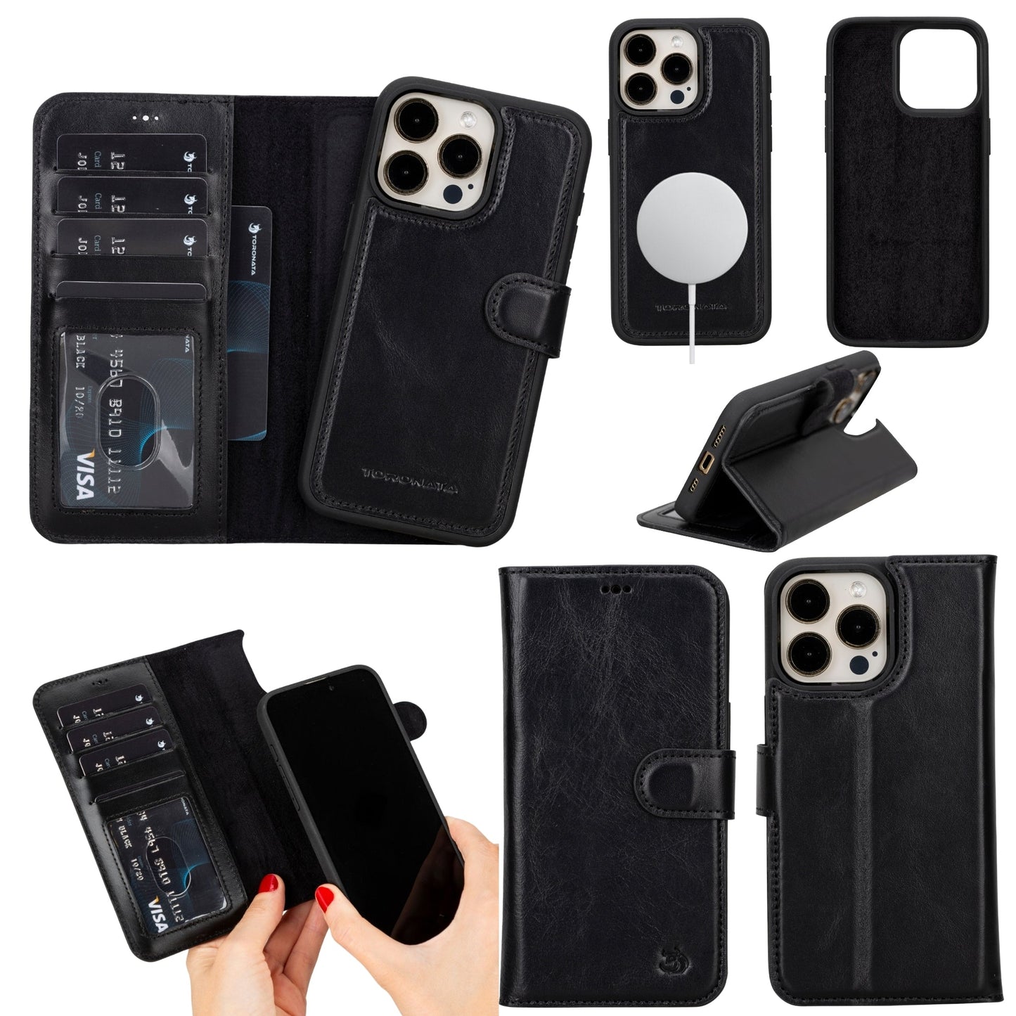Casper Leather iPhone 14 Pro Max Wallet Case | MagSafe