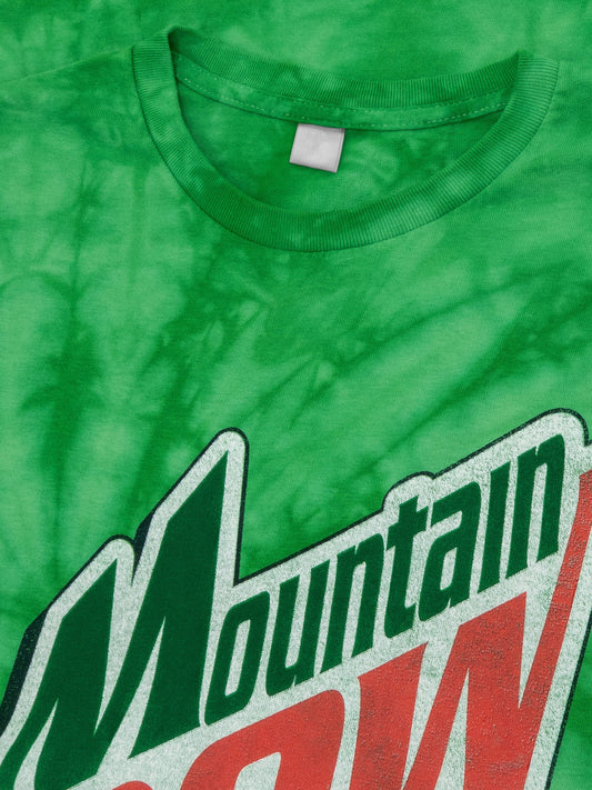 Mountain Dew Logo Tie Dye T-Shirt - Spider Kelly