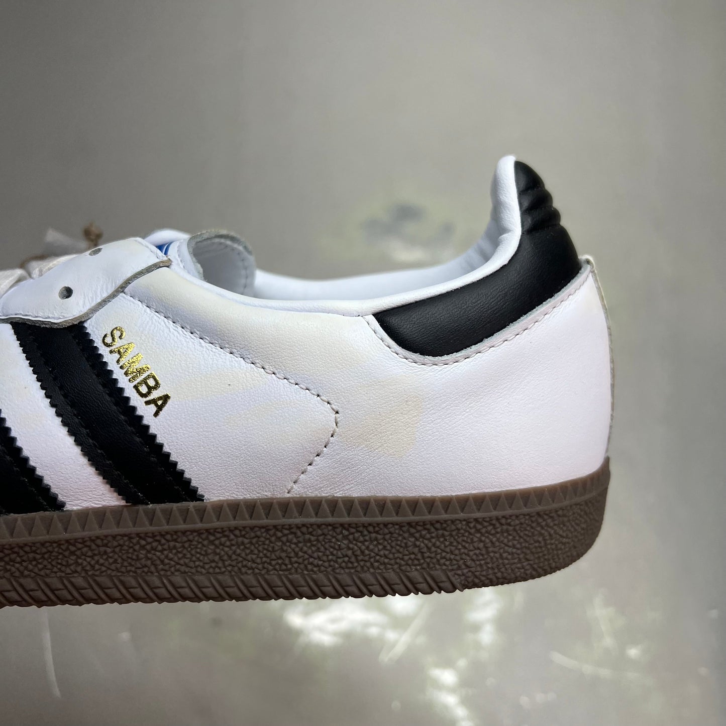 ZA@ ADIDAS Samba OG Sneaker Regular Fit Men's Sz 7 Black/White/Grey B75806 (As-is)