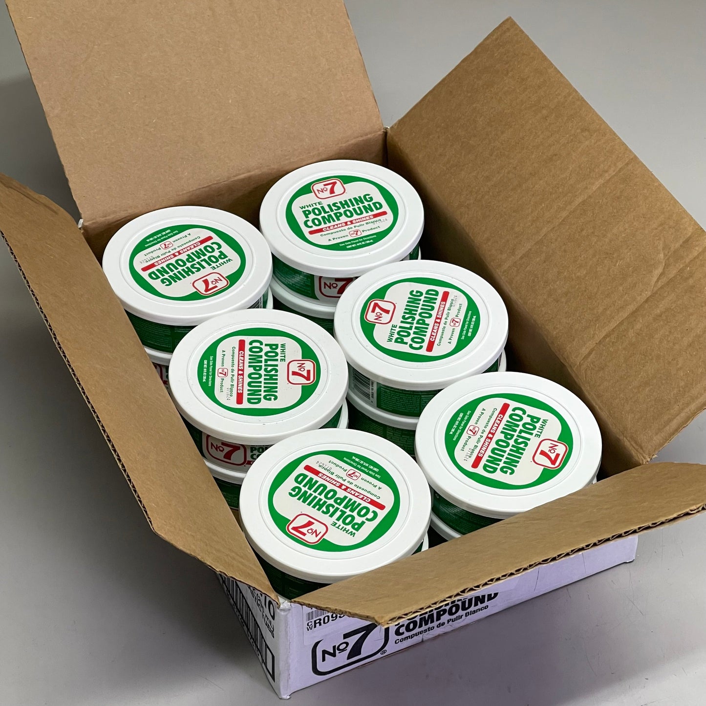 NO7 (12 PACK) Polishing Compound Cleans & Shines 10 fl oz White 07610