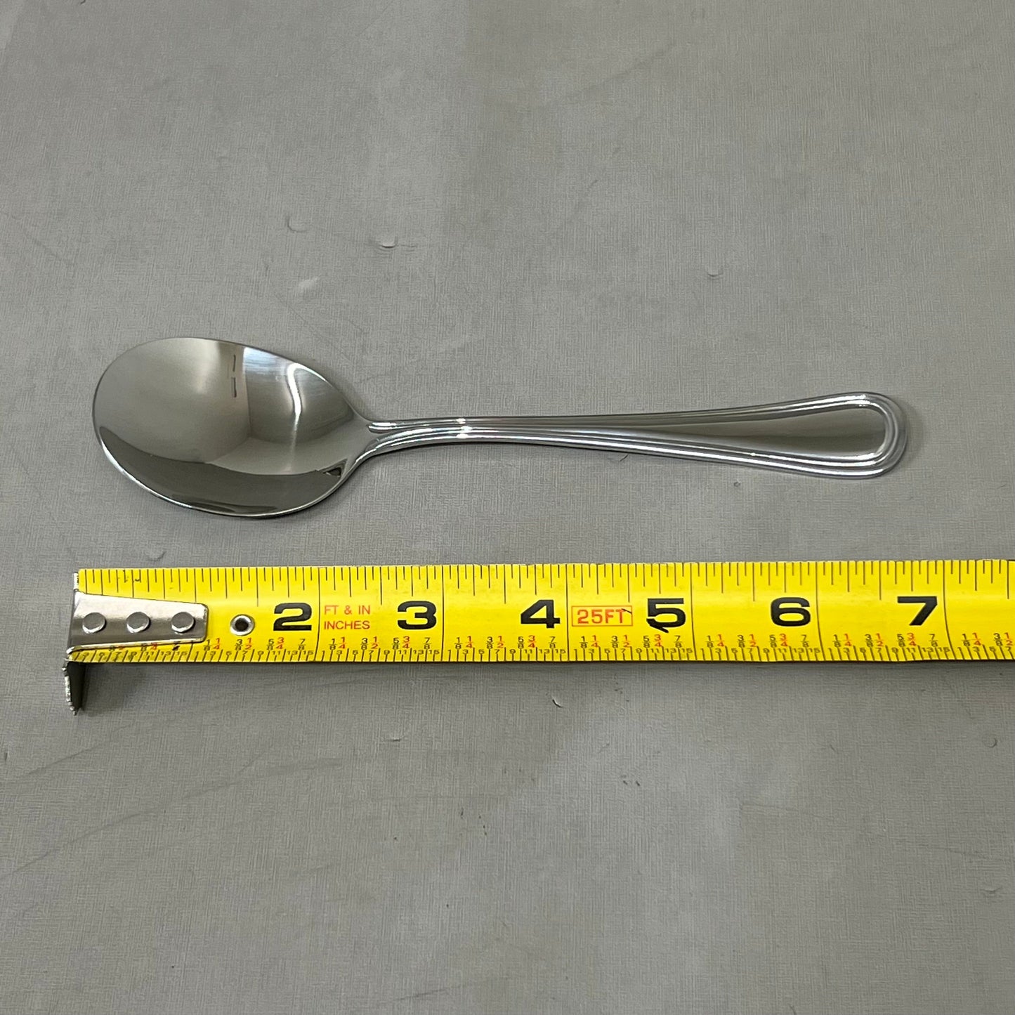 ABERT (12 Pack) Matisse Vintage Soup Spoon 6.8" Stainless Steel FP486