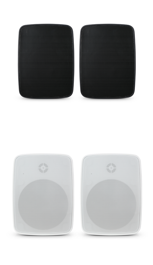 SoundPro Dual Bluetooth Weatherproof Indoor & Outdoor Wall-Mount Loudspeakers