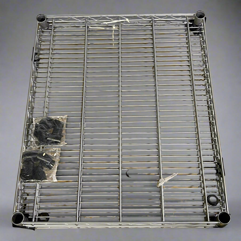ZA@ QUANTUM STORAGE SYSTEMS (2 Pcs) Wire Shelf Grayepoxy 2430GY Sz 24"x 30" (New Other)
