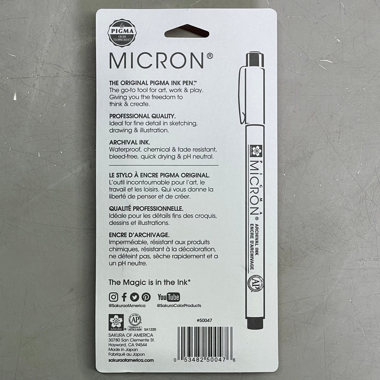 SAKURA (3-PACK) Pigma Micron Pens 0.15mm & 0.20mm Black/Sepia 50047