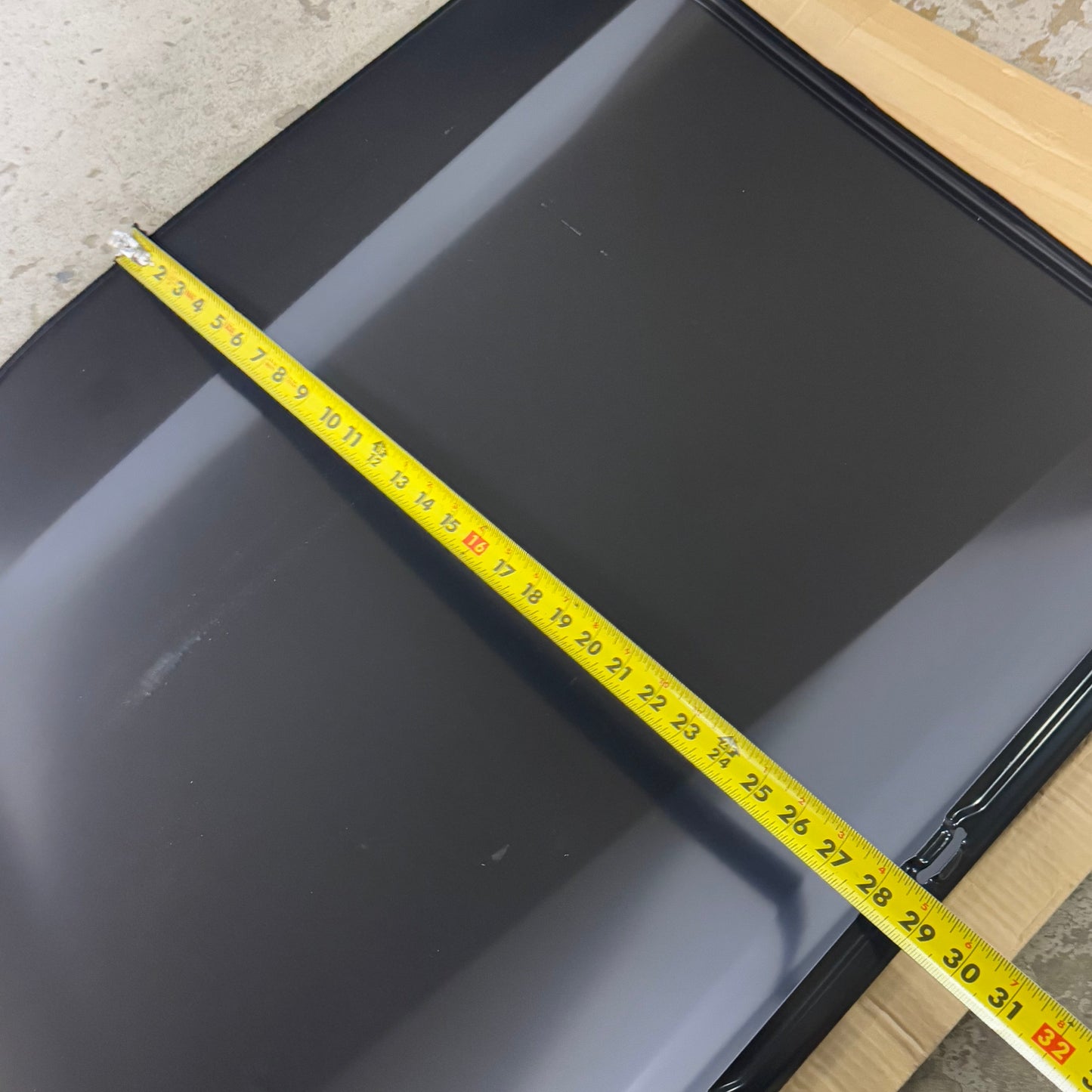 MAZDA 2017/2021 Door Outer Panel Sz 41” L x 29” H Black GHK172031
