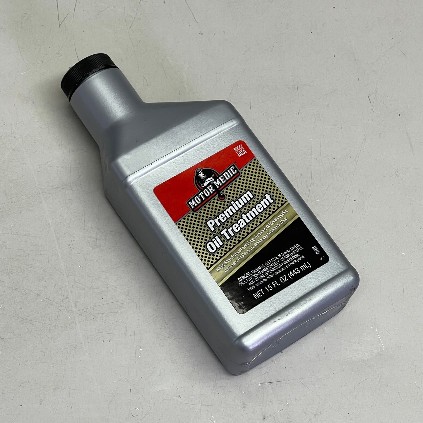 MOTOR MEDIC (12 PACK) Premium Oil Treatment 15 fl oz Grey M3215