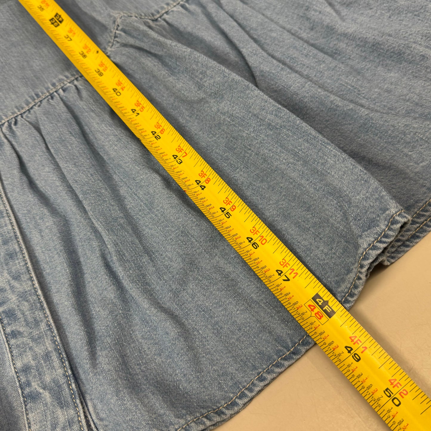 VERONICA BEARD Jeans Edwina Sleeveless Midi Dress Sz-12 Iceberg J24067101287IC