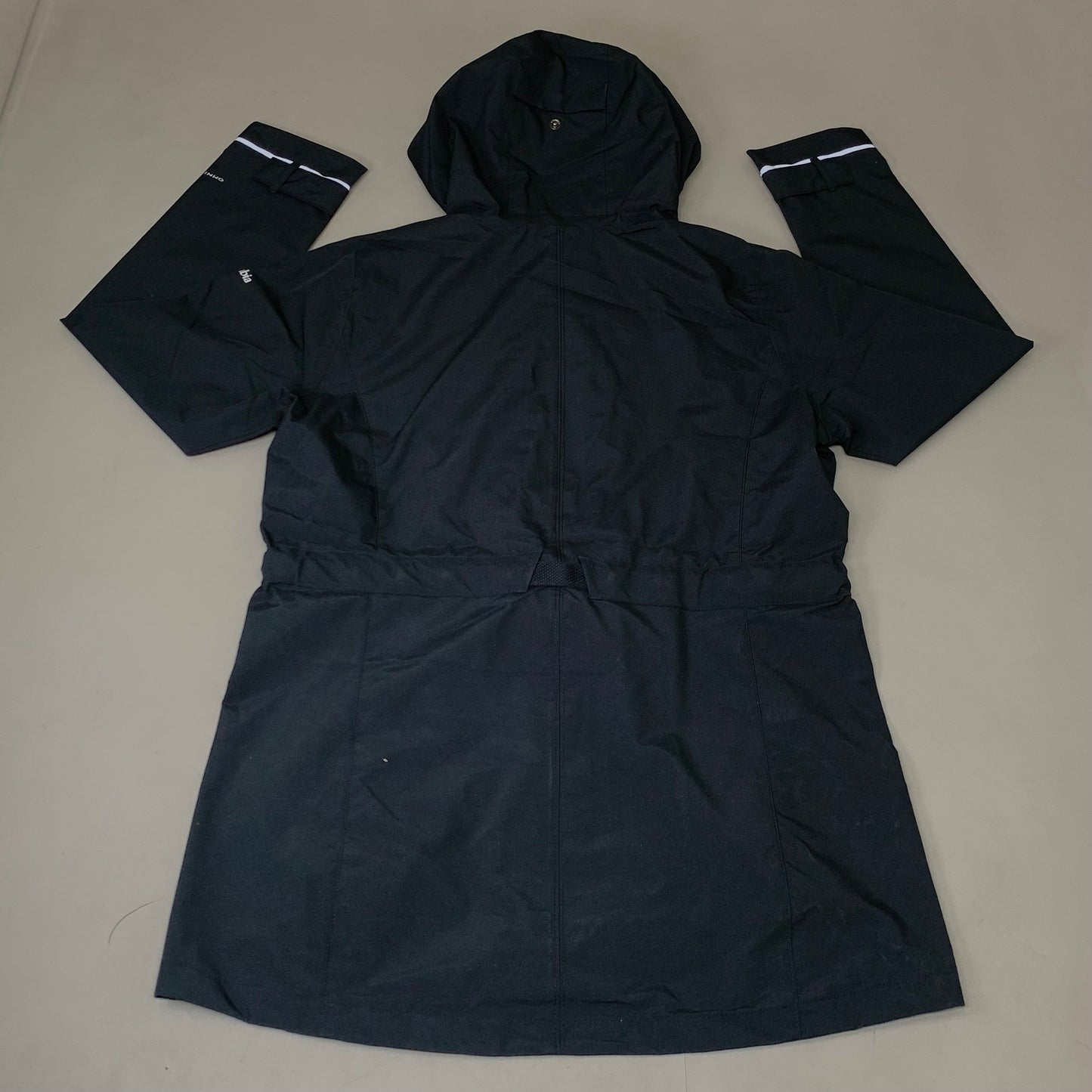 COLUMBIA Versatile Here & There Trench II Jacket Women's Sz L Black WL2409-010