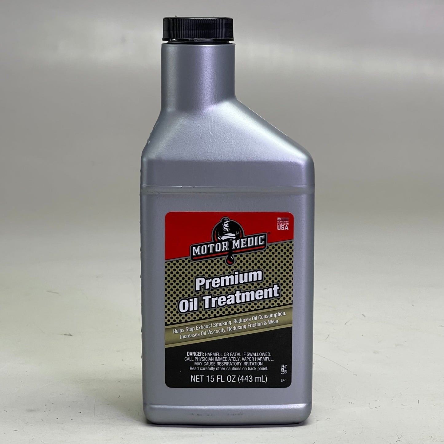 MOTOR MEDIC (12 PACK) Premium Oil Treatment 15 fl oz Grey M3215
