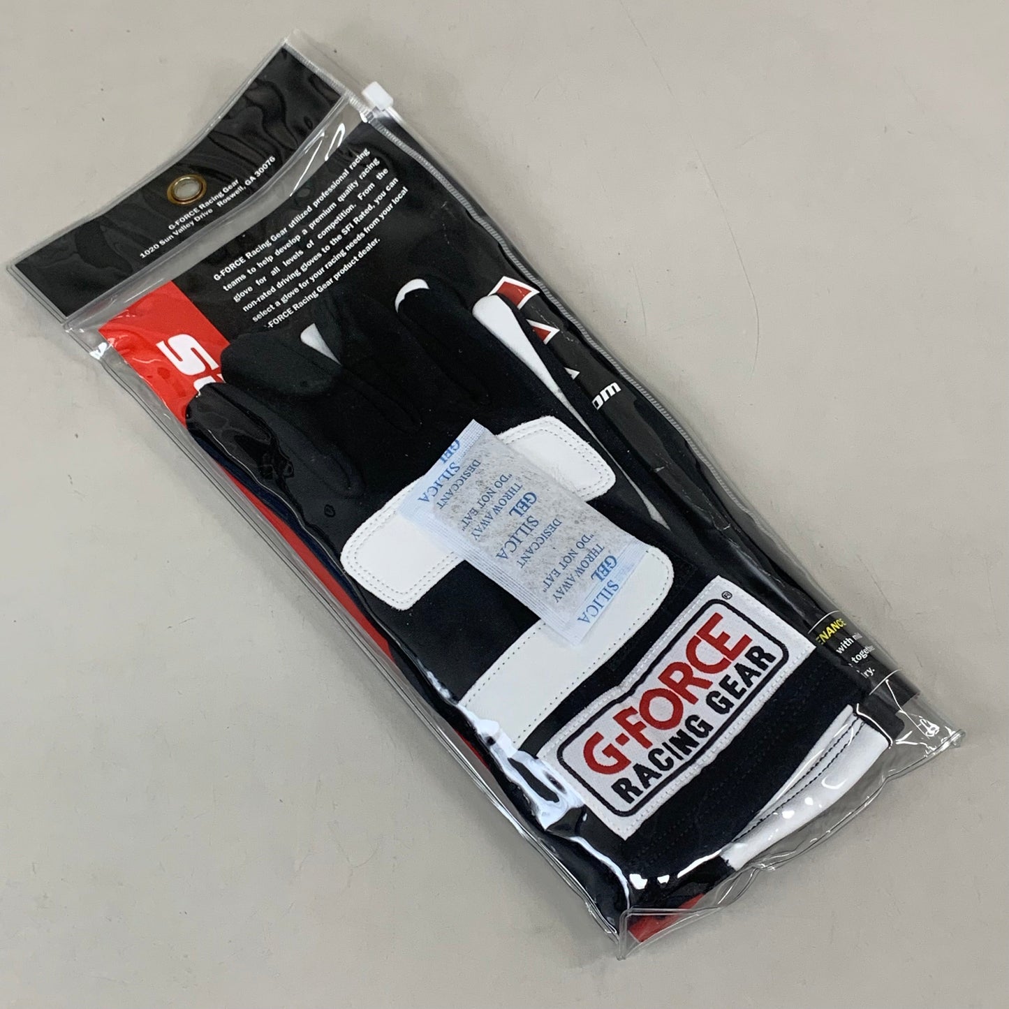 G-FORCE G5 Racing Gear Gloves SZ S Black 4101SMLBK