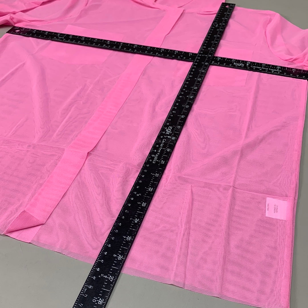 NORMA KAMALI Nk Shirt w/ Faux Pockets Sz M/38 Candy Pink ST1236MS963966